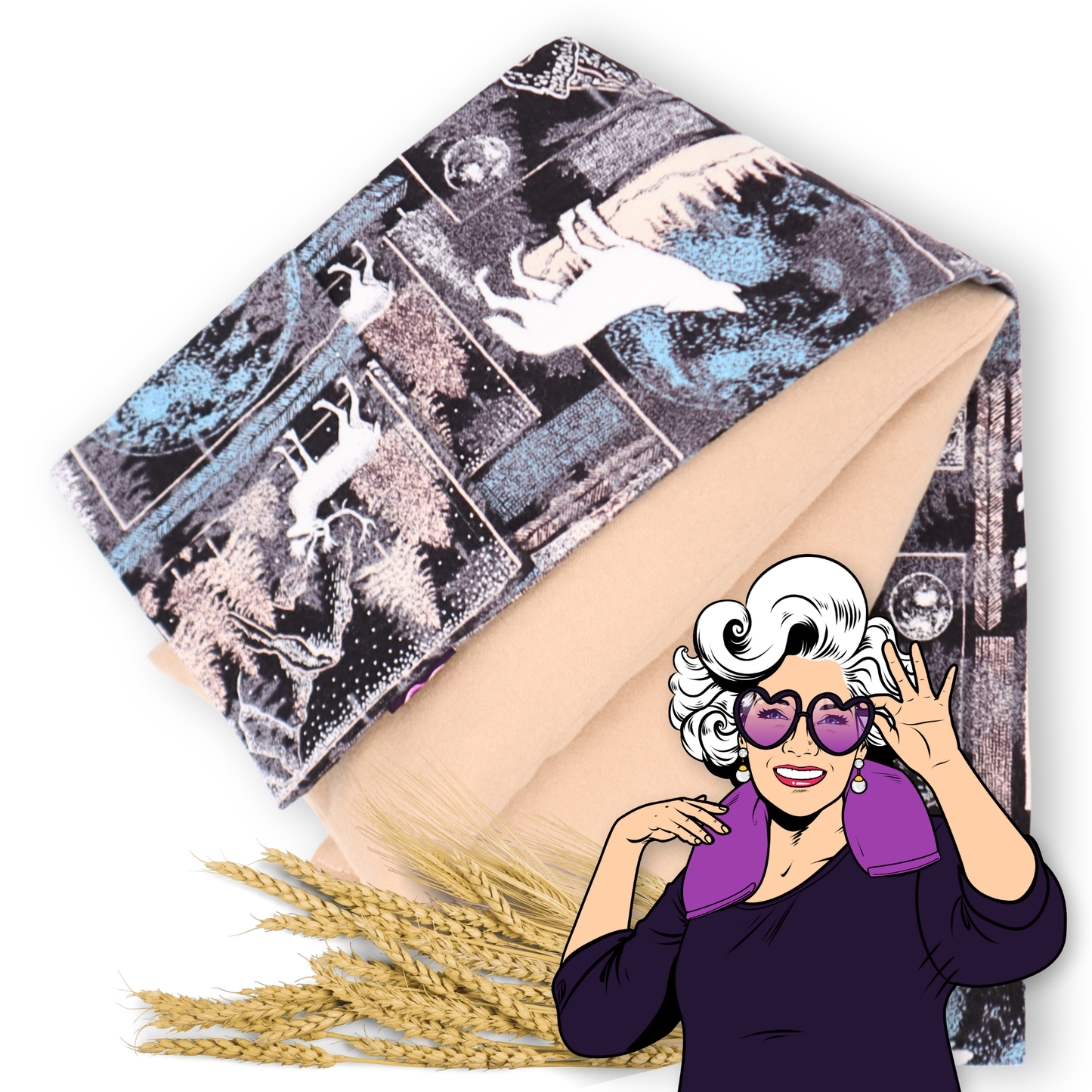 Mystic Wolf Moonlight Forest